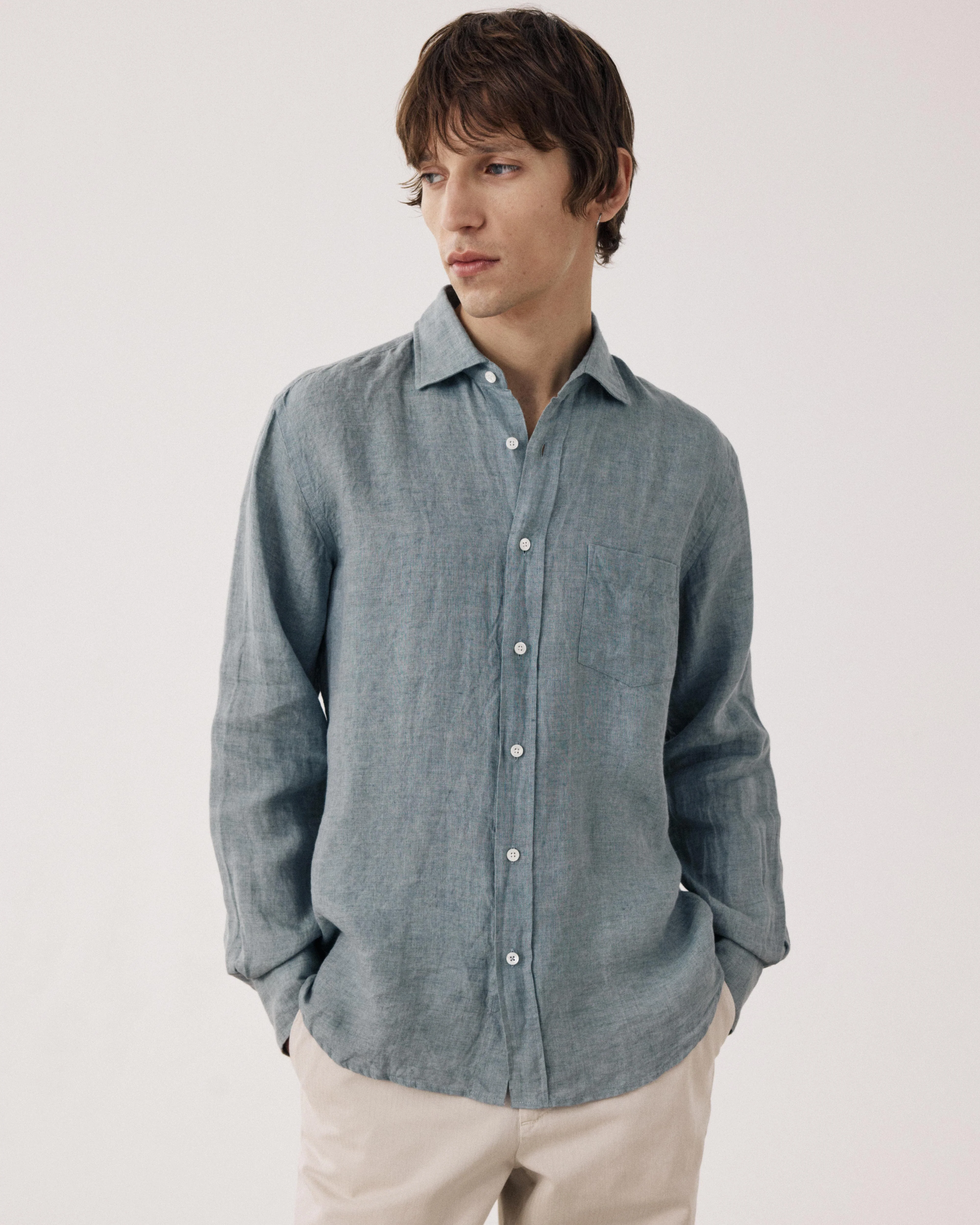 Chemises en Lin Homme
